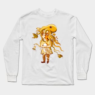 Tentacle Tea Time Long Sleeve T-Shirt